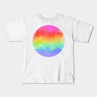 Watercolor rainbow dot Kids T-Shirt